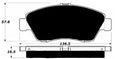 Porterfield Brake Pads for 2012 HONDA CIVIC Sedan Hybrid