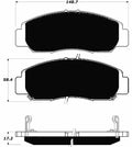 Porterfield Brake Pads for 2004 HONDA ACCORD Coupe V6 - LX A/T