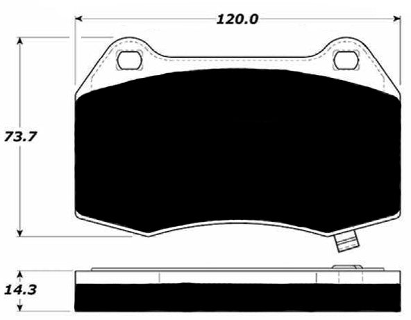 Porterfield Brake Pads for 2003 INFINITI G35 Brembo Brakes