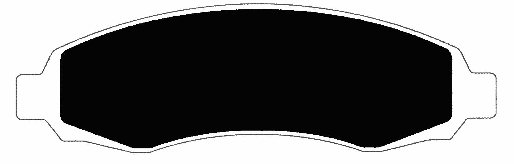 Porterfield Brake Pads for 2004 DODGE DAKOTA  2WD