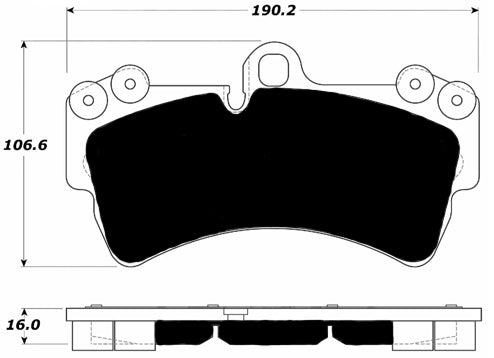 Porterfield Brake Pads for 2012 AUDI Q7