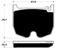 Porterfield Brake Pads for 2006 MERCEDES-BENZ SLR