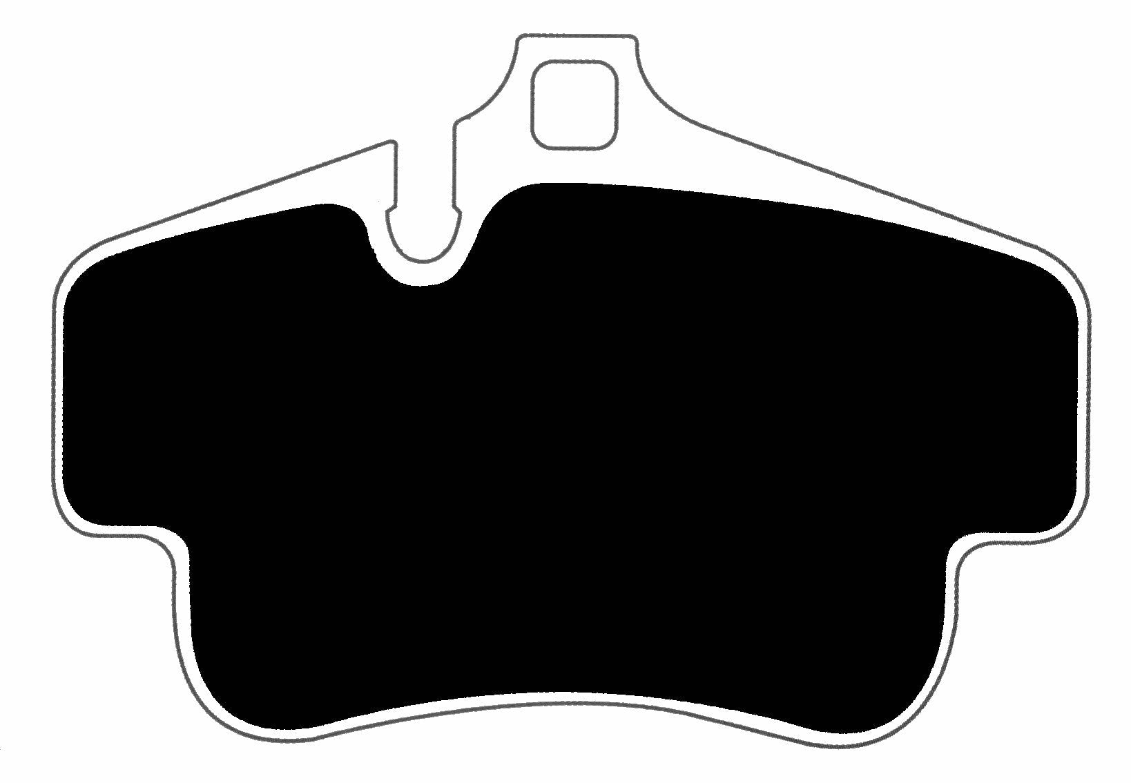 Porterfield Brake Pads for 2004 PORSCHE 911 Turbo w/Ceramic Discs