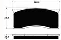 Porterfield Brake Pads for 1965 PLYMOUTH BARRACUDA w/Front Disc