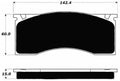 Porterfield Brake Pads for 1966 FORD MUSTANG w/Lincoln Cal