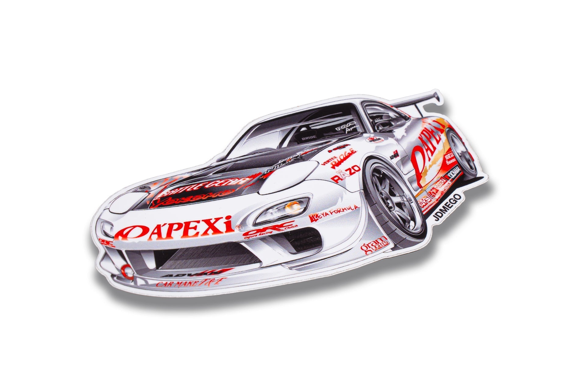 APEXi A'PEXi - Bumper Stickers - A'PEXi RX-7 FD3S D1GP (Die Cut)
