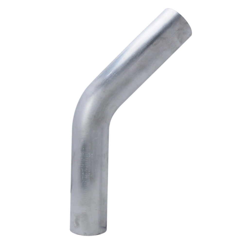 HPS Performance Products HPS 2-1/2" OD 45 Degree Bend 6061 Aluminum Elbow Pipe Tubing 16 Gauge
