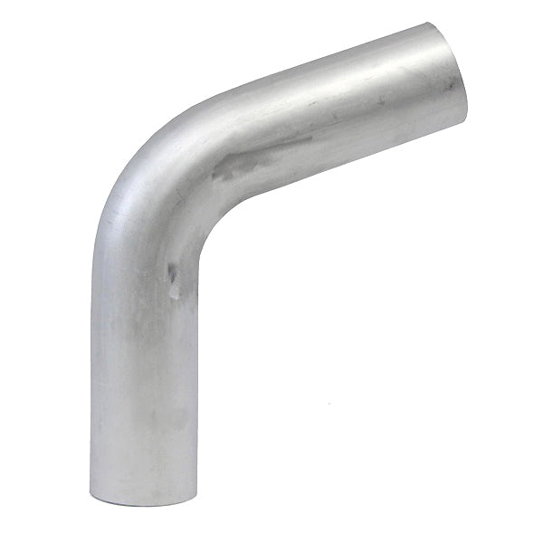 HPS Performance Products HPS 2-3/4" OD 70 Degree Bend 6061 Aluminum Elbow Pipe Tubing 16 Gauge w/ 2 3/4" CLR