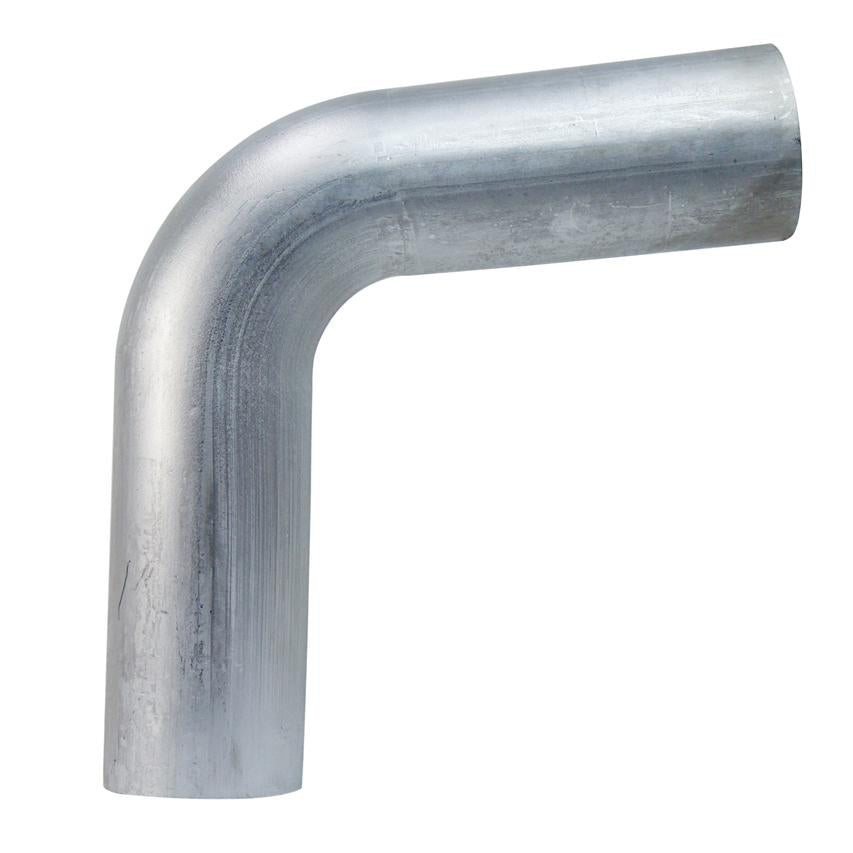 HPS Performance Products HPS 4" OD 80 Degree Bend 6061 Aluminum Elbow Pipe Tubing 16 Gauge w/ 5 1/2" CLR