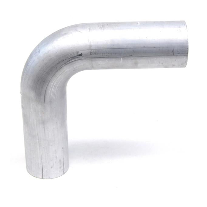 HPS Performance Products HPS 4-1/2" OD 90 Degree Bend 6061 Aluminum Elbow Pipe Tubing 12 gauge w/ 6" CLR