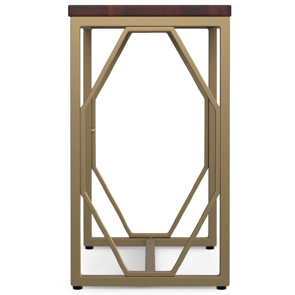 Selma Metal and Wood Accent Table