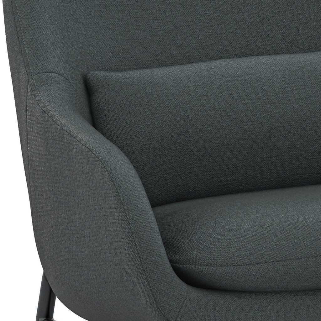 Elmont Accent Chair in Steel