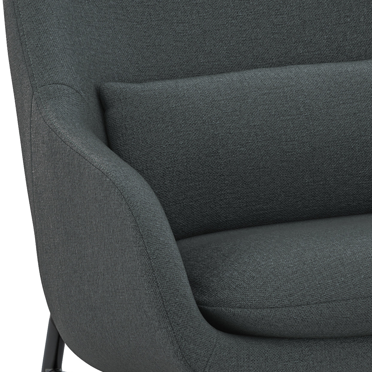 Elmont Accent Chair in Steel