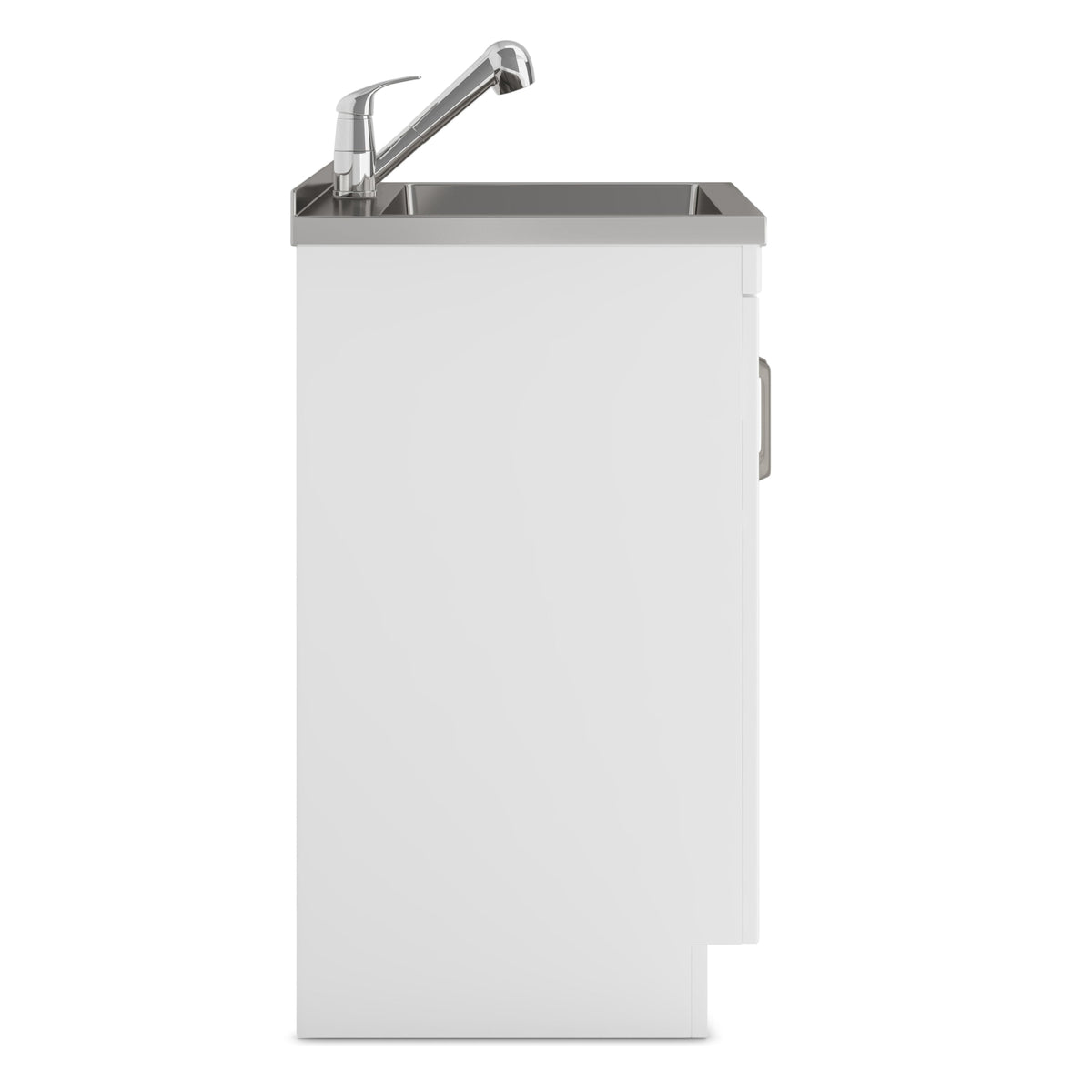 Kyle 24" Laundry Cabinet with Faucet and Stainless Steel Sink