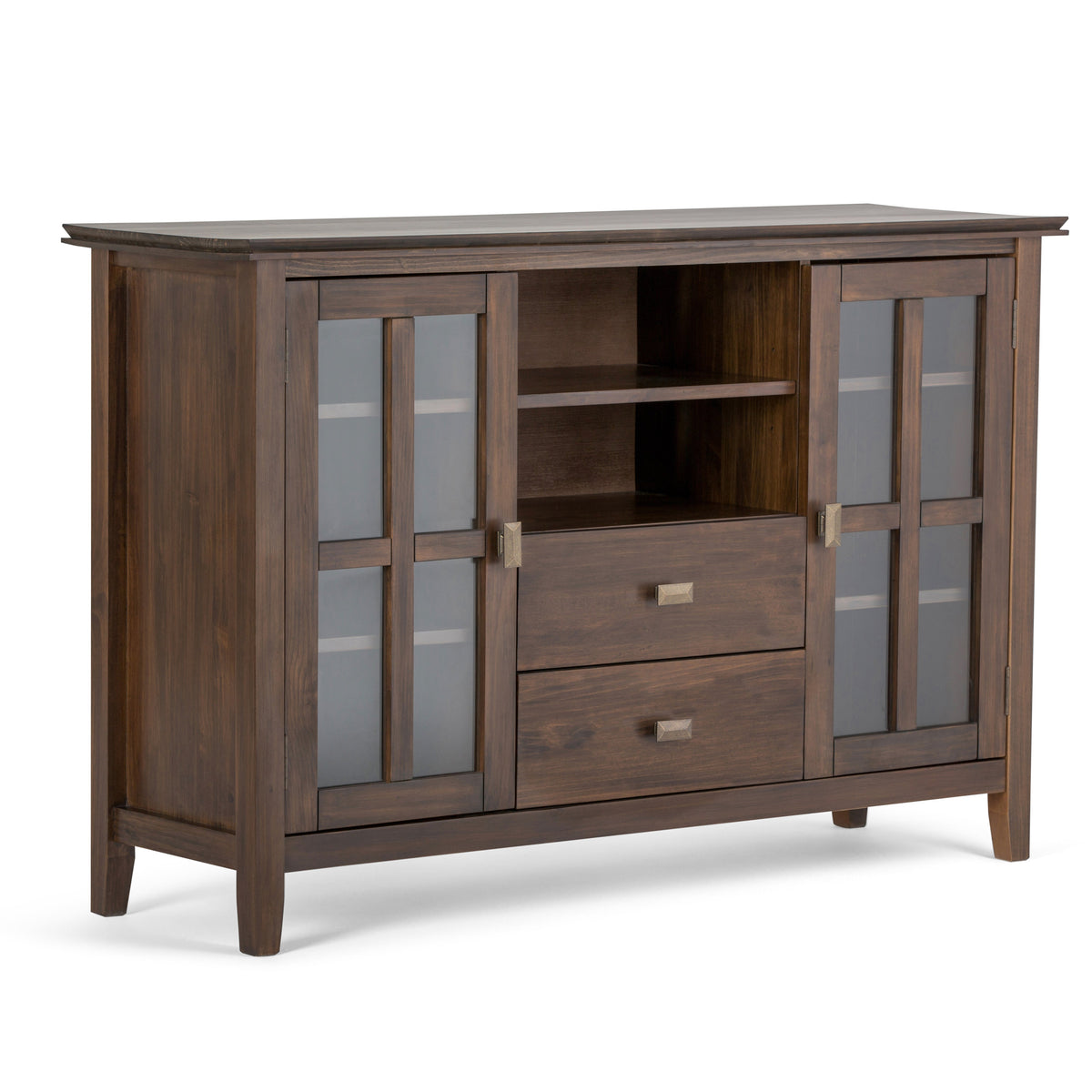 Artisan 53 Inch Wide Solid Wood Tall TV Stand