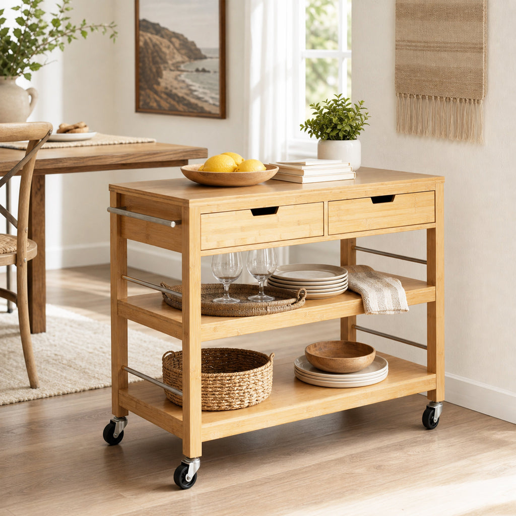 Indoor Multifunctional Kitchen Cart