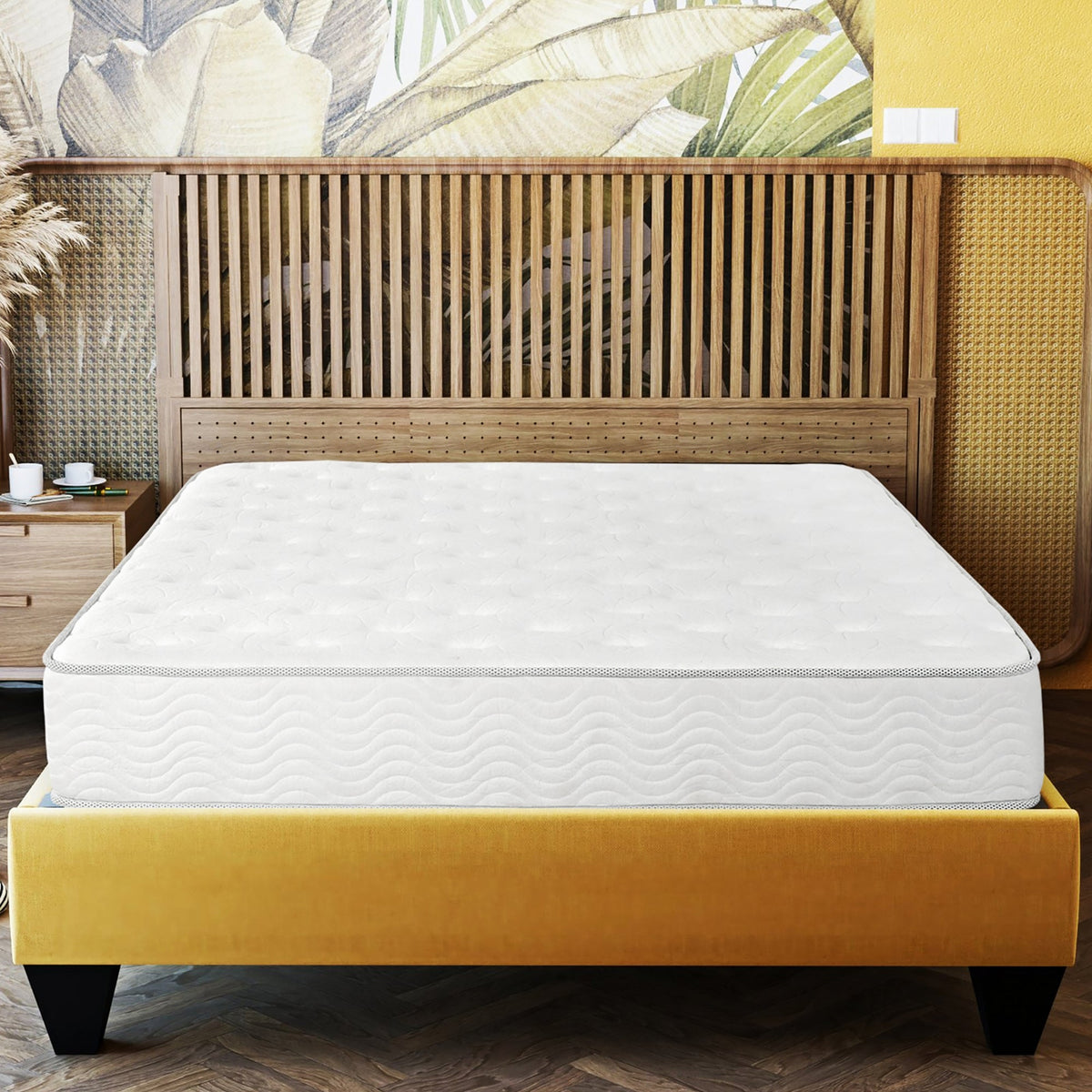 Premium 9 in. Medium Pocket Bed in a Box Spring Mattress - Twin XL