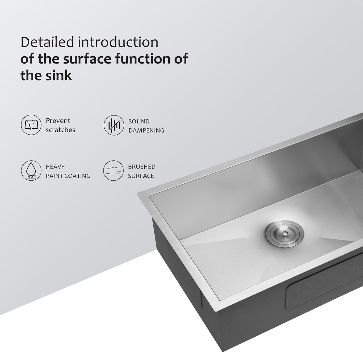 30 Inch Undermount Stainless Steel Kitchen Sink