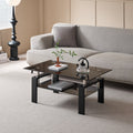 Tempered Black Glass Coffee Table