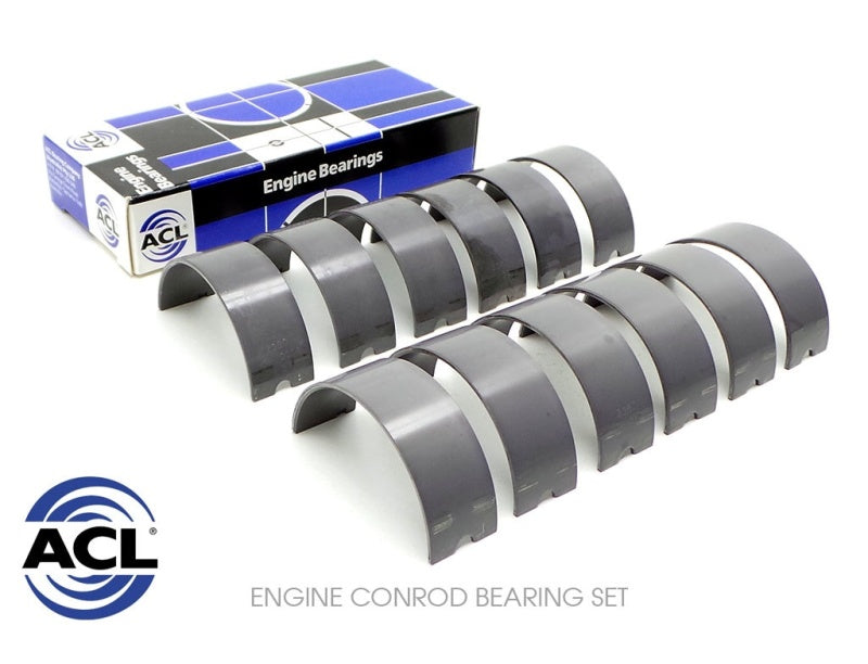 ACL 1955-1967 Chevy V8 265/283/302/327 .20mm Oversized Trimetal Rod Bearing Set 8B745P-20