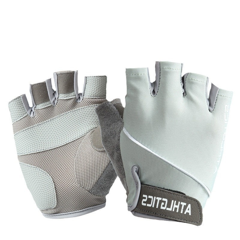 Fitness Gloves Womens Outdoor Cycling Sports Half-Finger Gloves