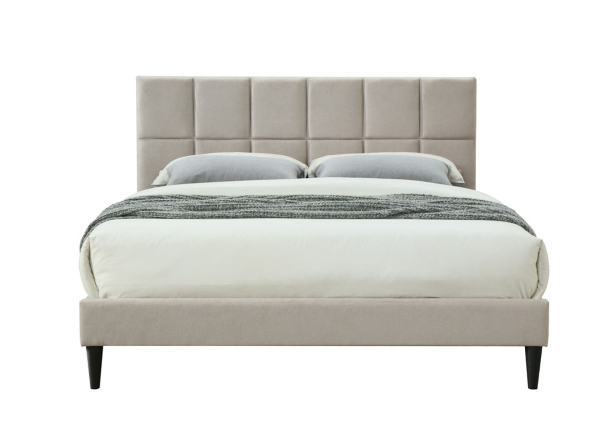 King Sized Squares Bed in a Box with USB Charging