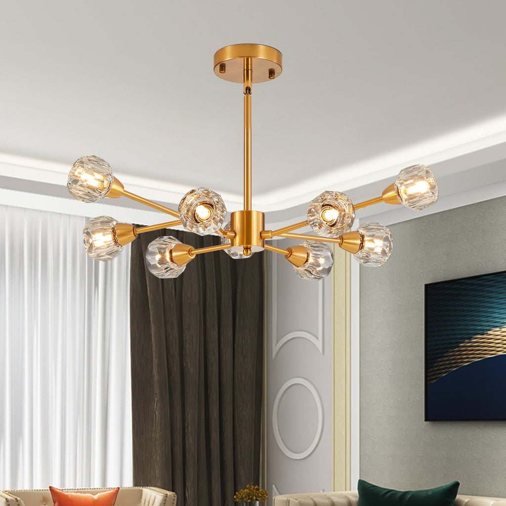 28" Modern Crystal Chandeliers