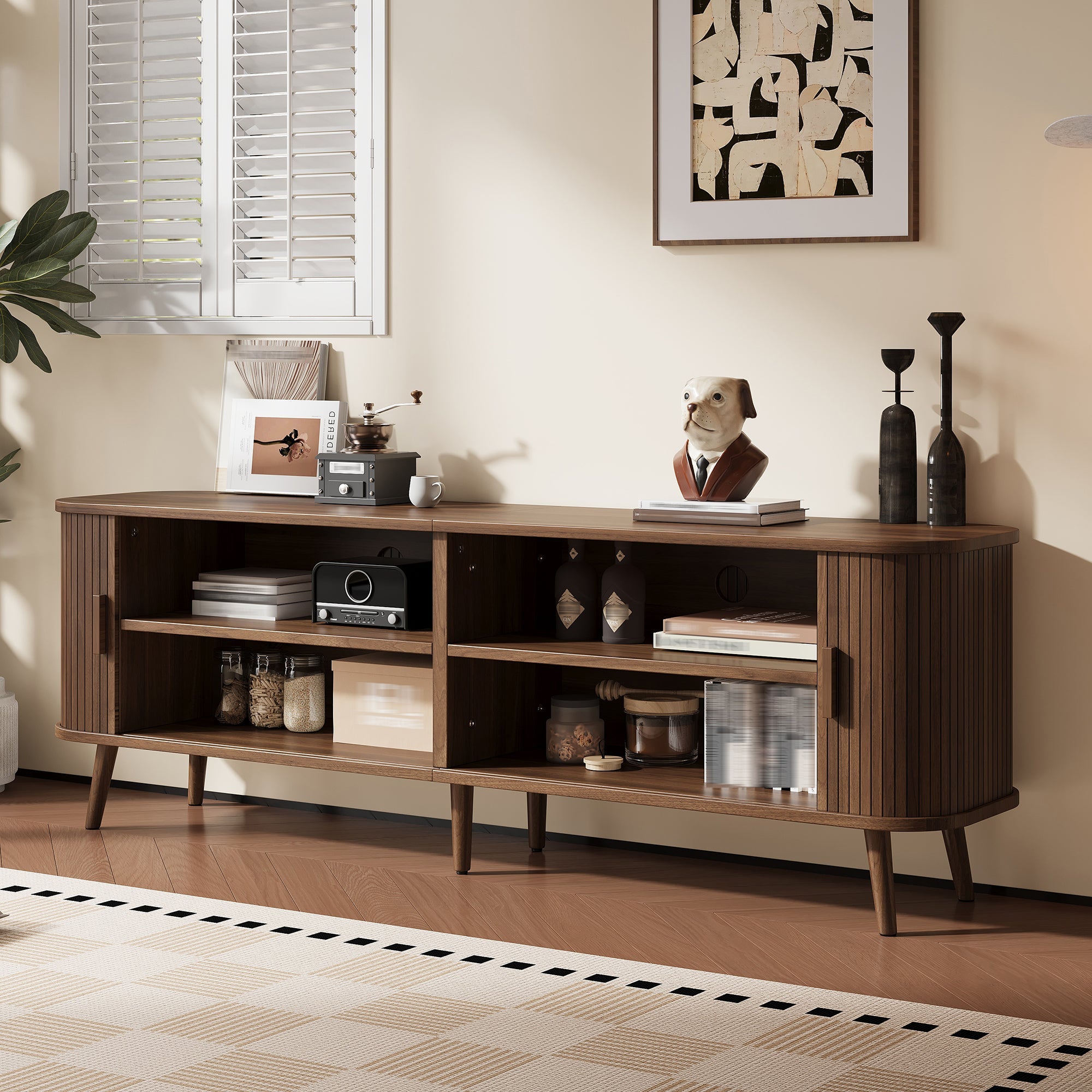 70-Inch Modern TV Stand for TVs up to 80 Inches
