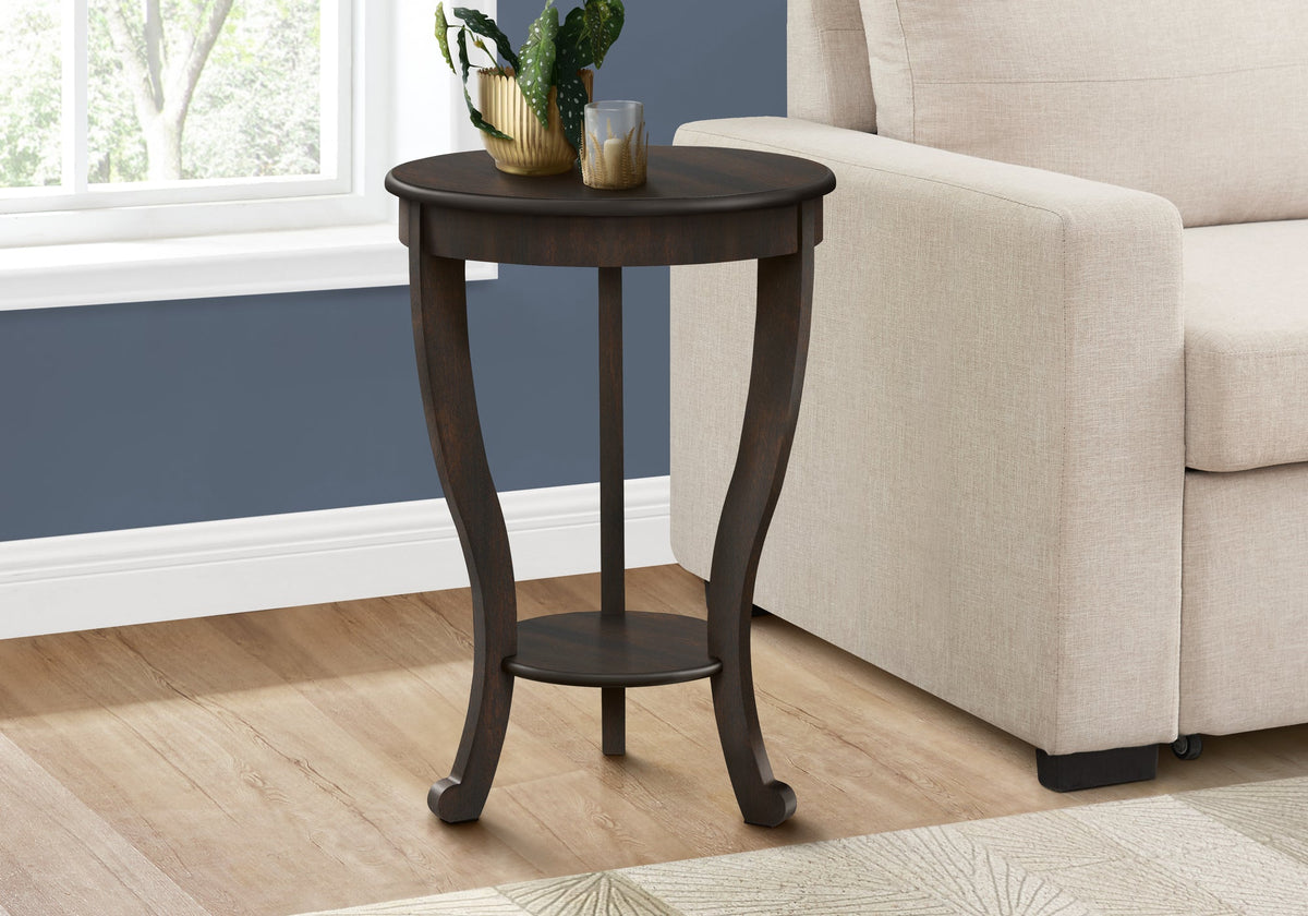 2-Tier Round Accent Table