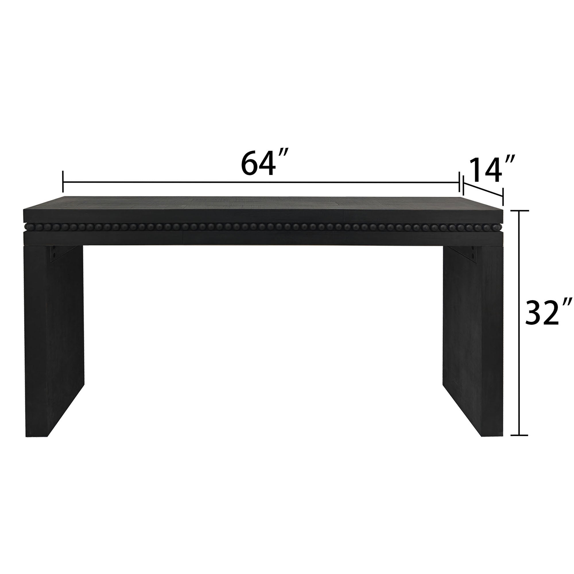 64in Modern Console Table
