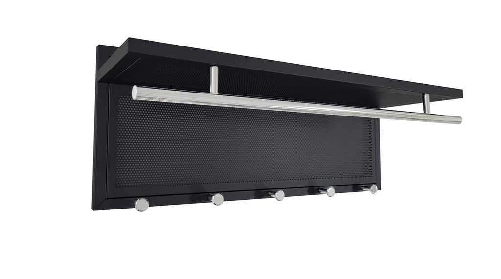 Esyspot Metal Powder Coating Hook Wall Mounted with Shelf