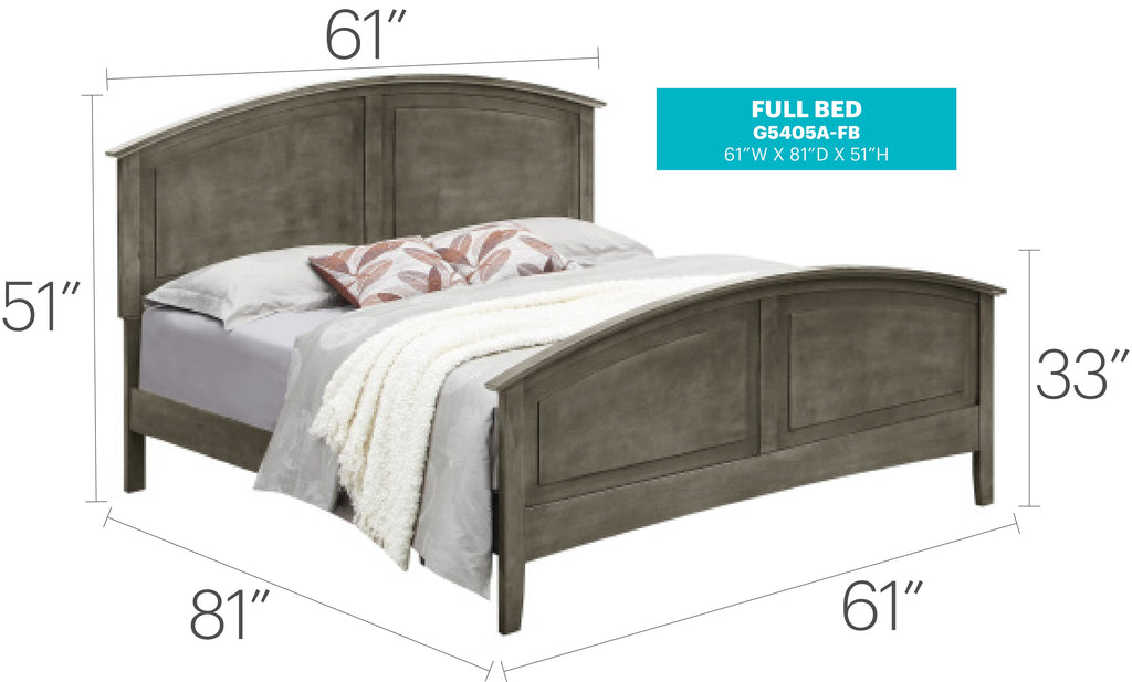 Versatile Casual Full Bed