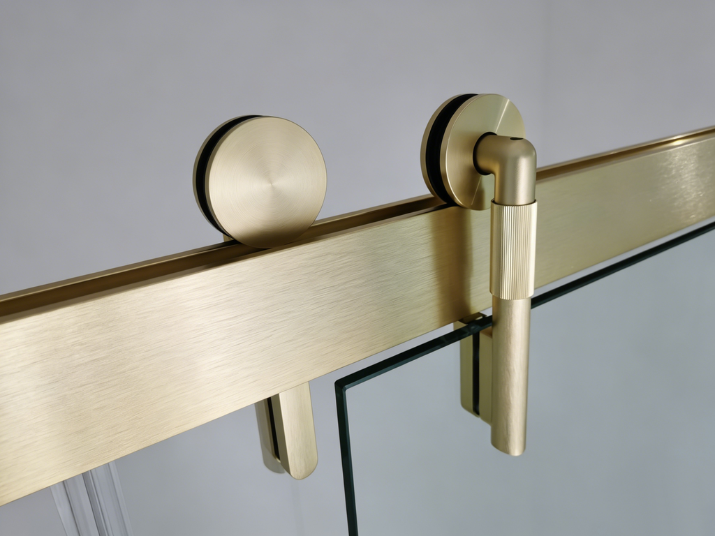 Frameless Double Sliding Shower Door - 57-60 Inch (10mm Thick)