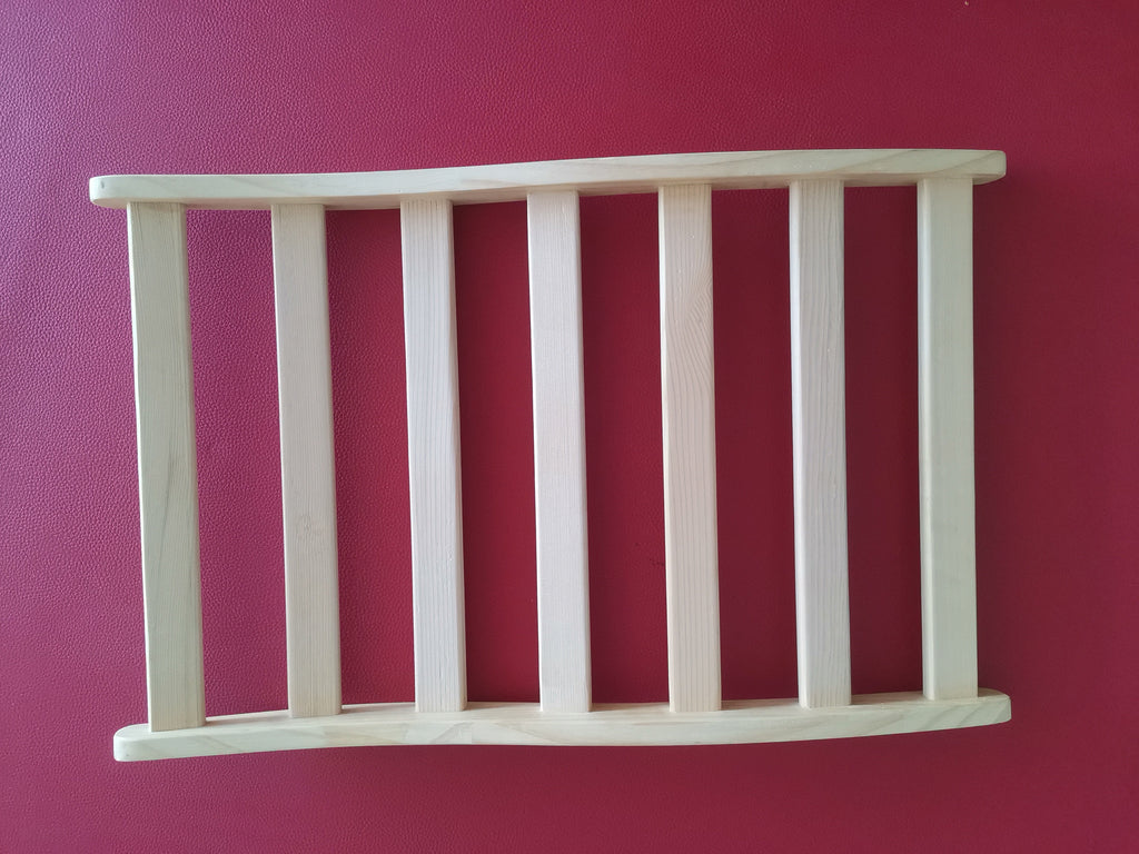 Hemlock Wide Flat Grid Sauna Room Backrest