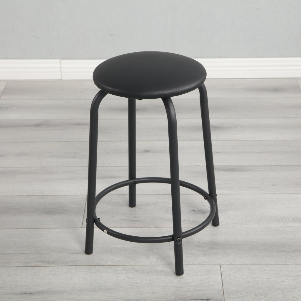 Black Adjustable Tempered Glass Drafting Table with Chair