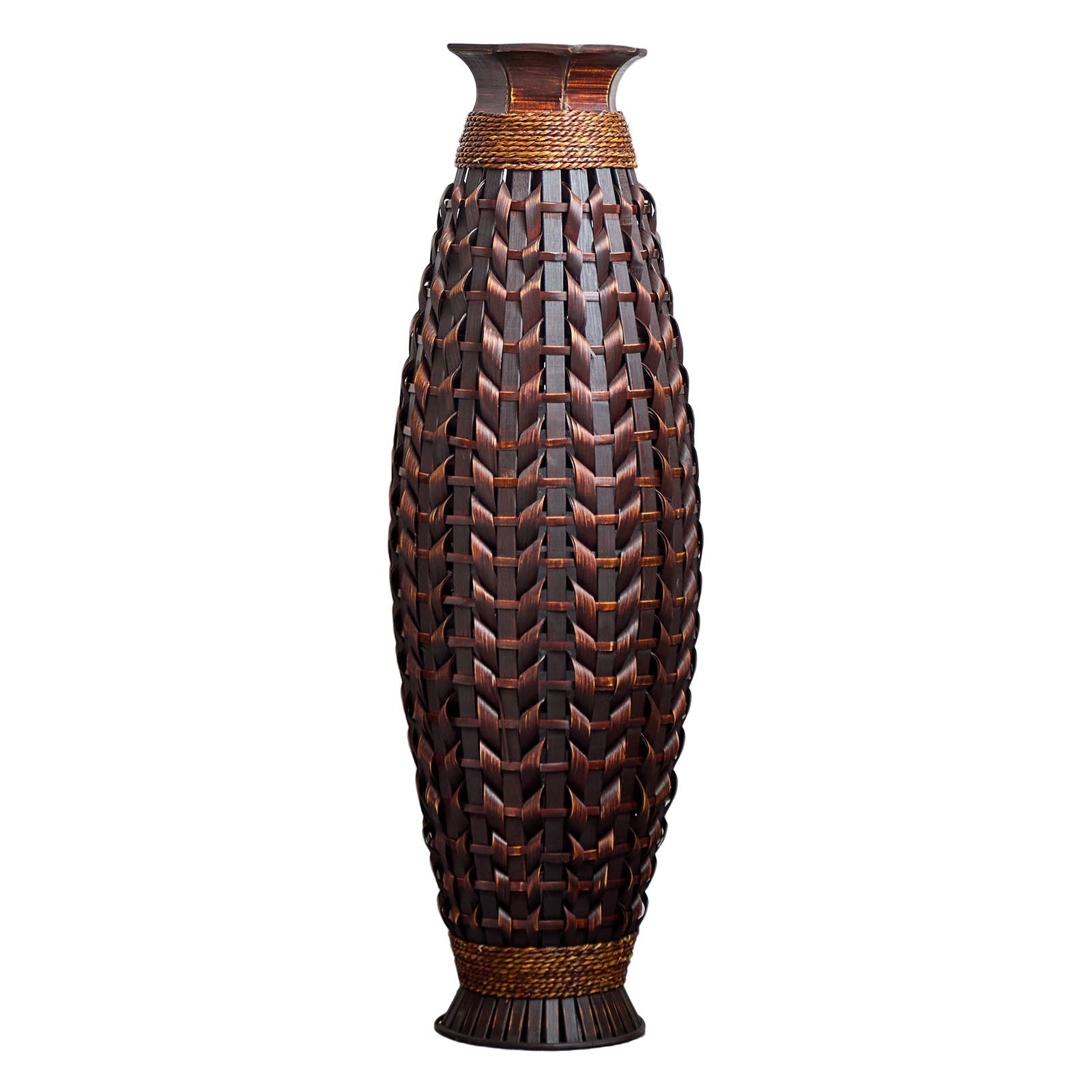 Handwoven Bamboo Vase