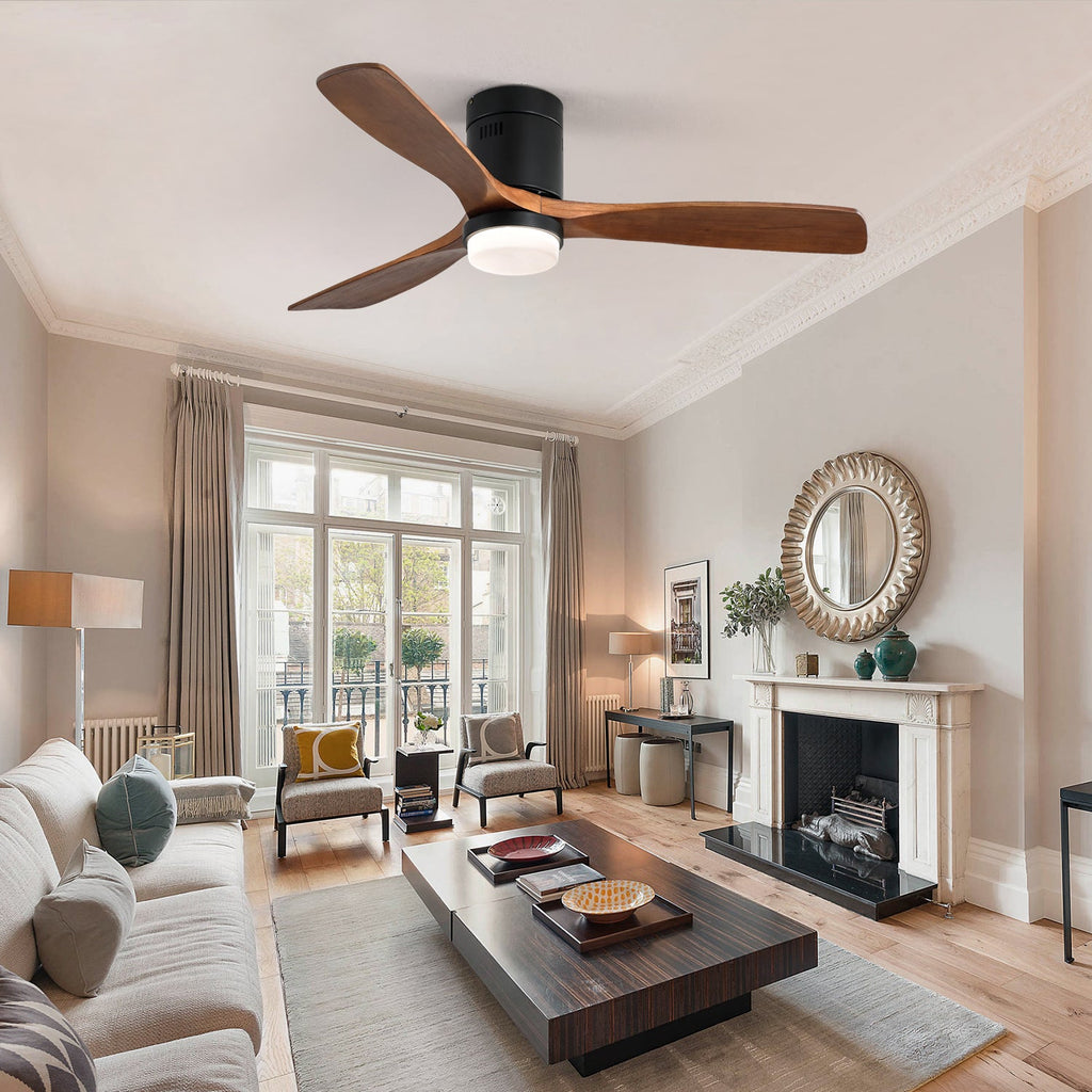 52 Inch Indoor Ceiling Fan With Lights