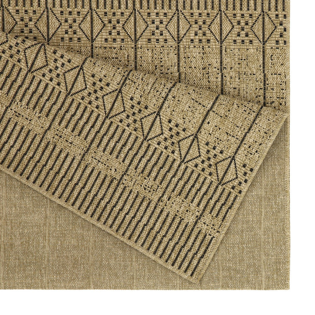 Earth GC_NTL1008 Jute/Black Area Rug