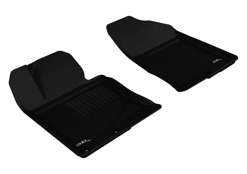 3D MAXpider 2011-2014 Hyundai Sonata/2015 Sonata Hybrid Kagu 1st Row Floormat - Black L1HY03811509