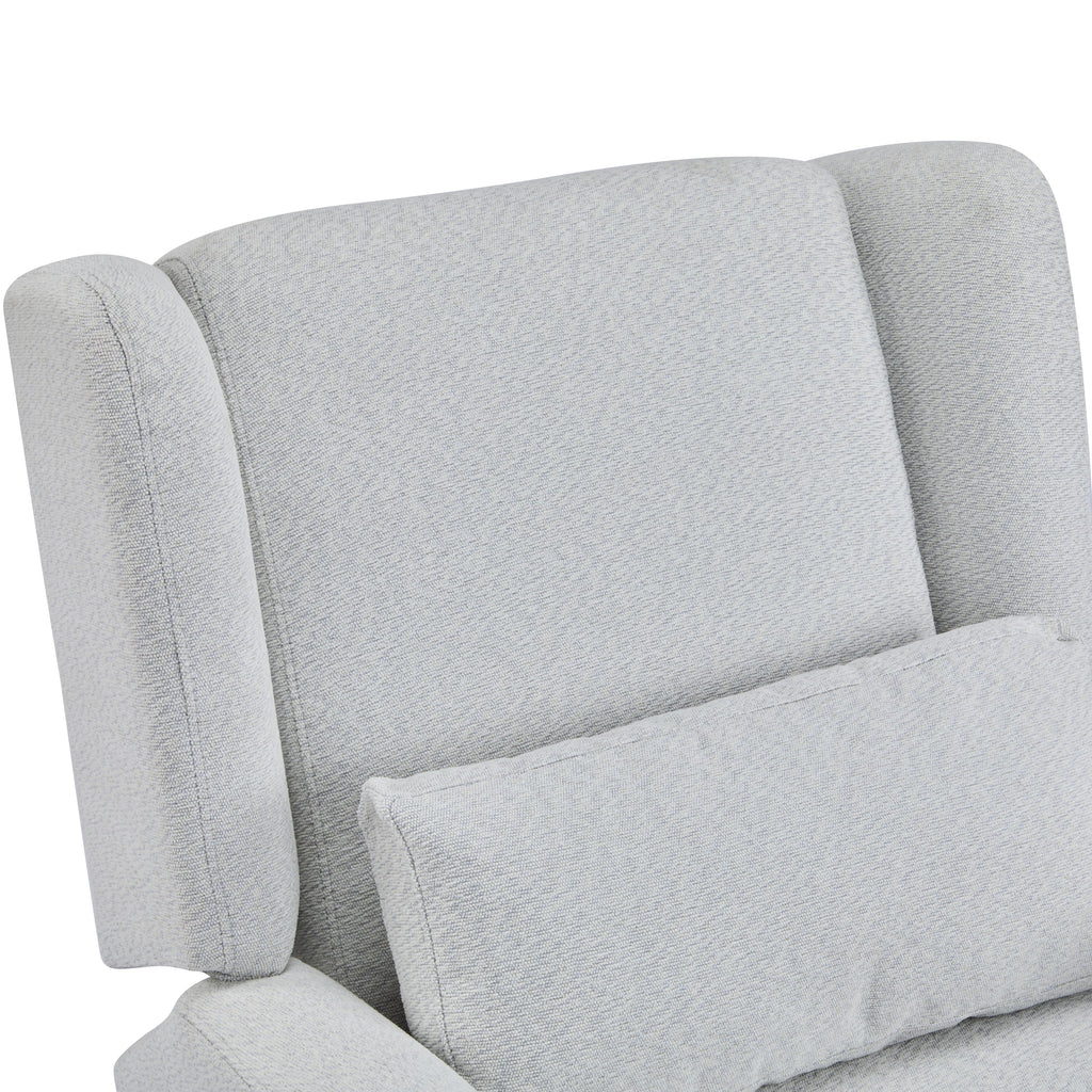 Upholstered 360° Swivel Power Recliner Chair