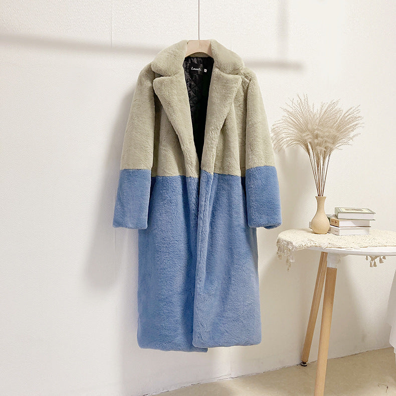 Fur Coat Extended Plus Size Women