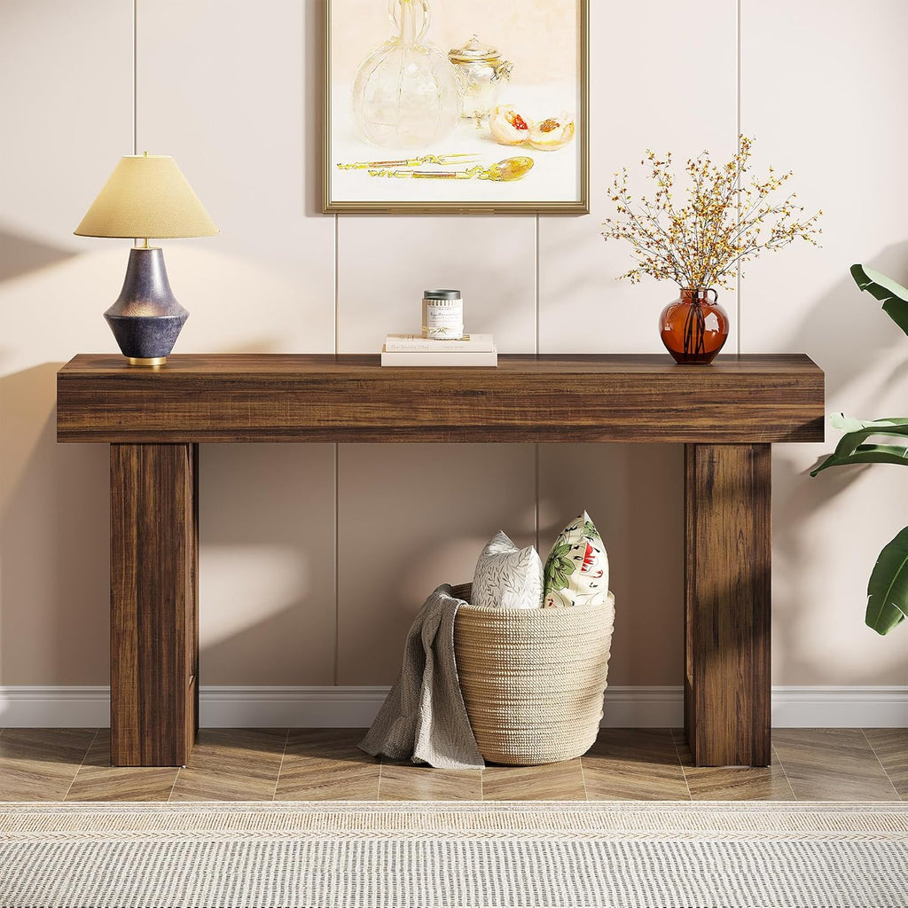 63" Long Farmhouse Console Table