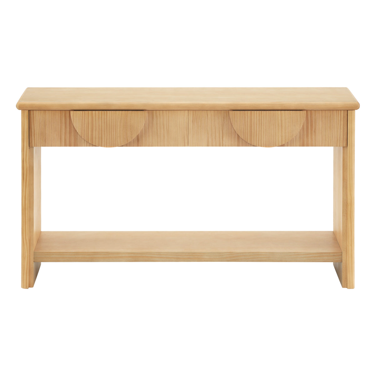 55" Fluted Console Table