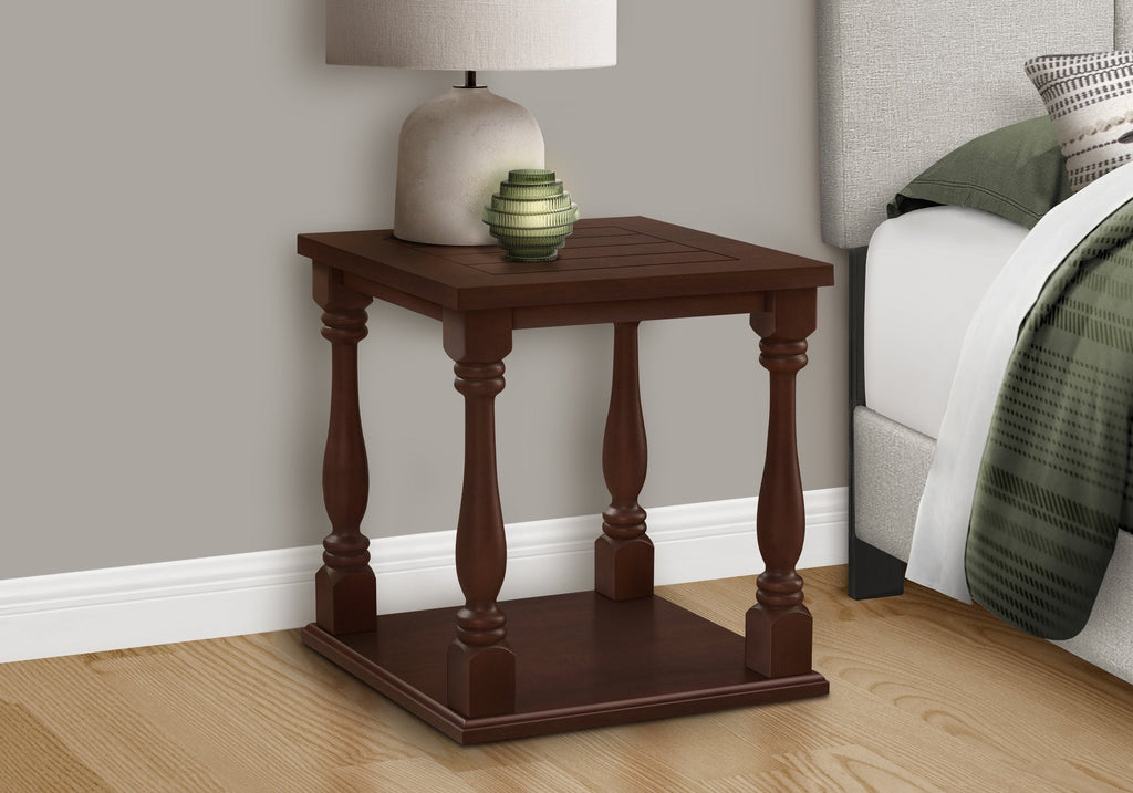 2 Tier Accent Table - Espresso or Walnut Finish