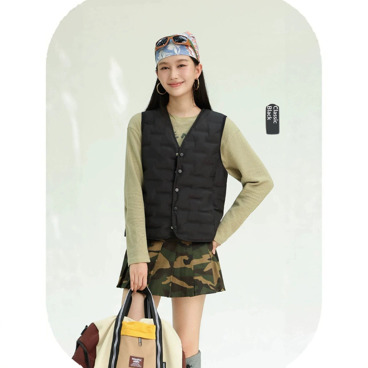 Down-filled Vest For Outdoor Wear Waterproof Womens Waistcoat