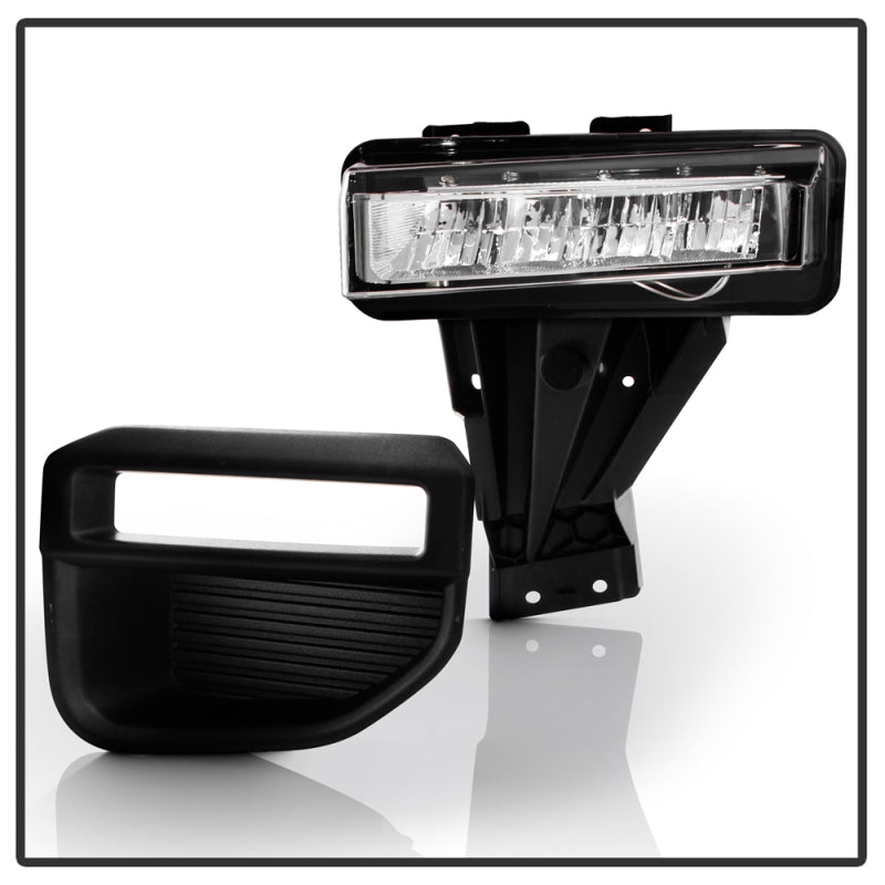 SPYDER 20-22 Ford F250/F350 Super Duty OEM Full LED Fog Lights W/ Switch - Clear 9051135