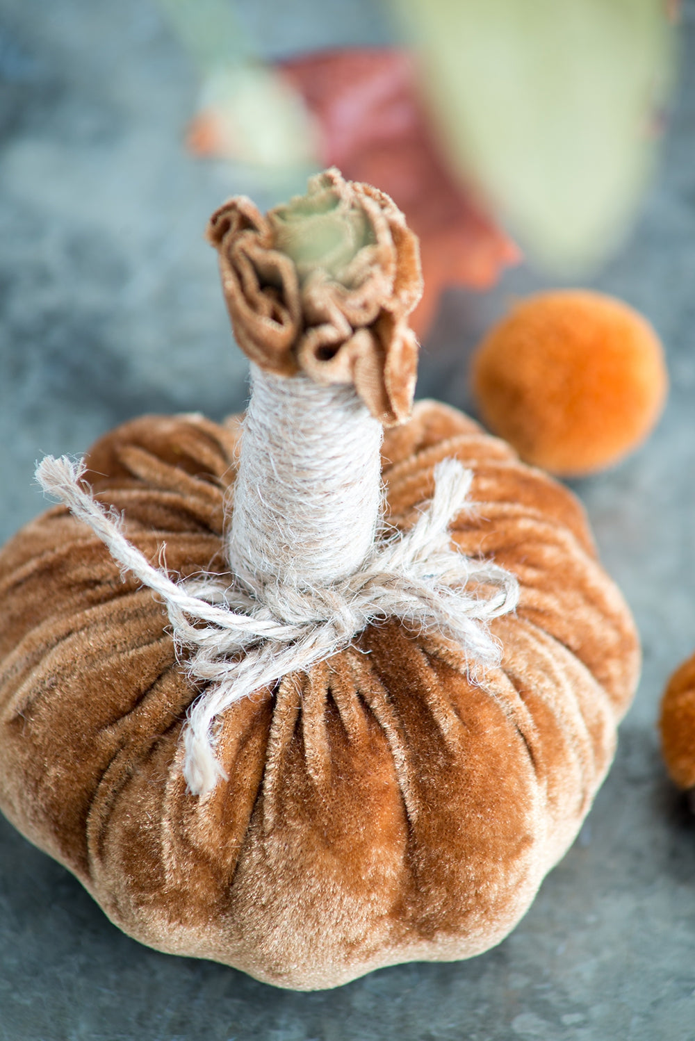 4x5.5" Sm Pumpkin Ornament, Set of 6