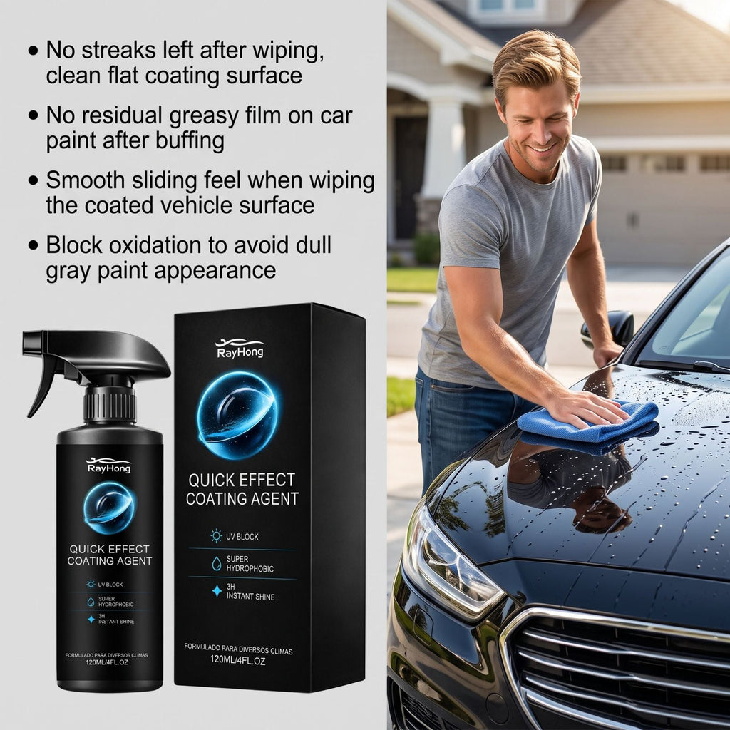 Car Ceramic Spray Enhances The Gloss Of The Cars Paint Surface And Provides UV Protection
