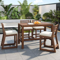 TREXM 5-Piece Rustic Patio Bar Set