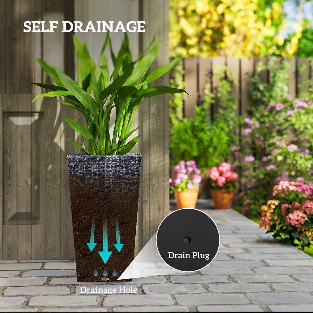 Taper Planters Set of 3 for Outdoor Plants
